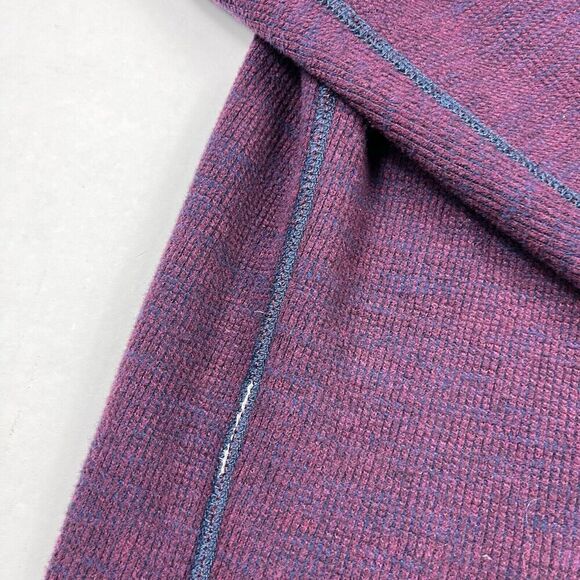 Tommy Bahama Mens Flipshore Half Zip Sweatshirt Blue Burgundy Reversible XL/XXL - Picture 10 of 11
